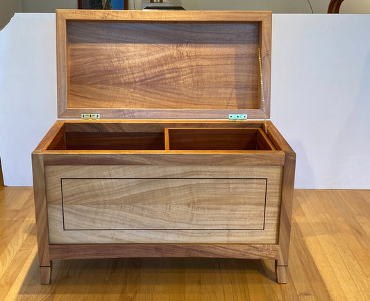 Captain Koa Wood Trunk