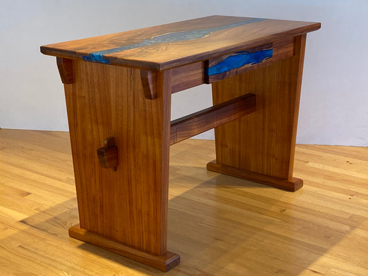 Ocean currents Koa Wood and Resin Desk