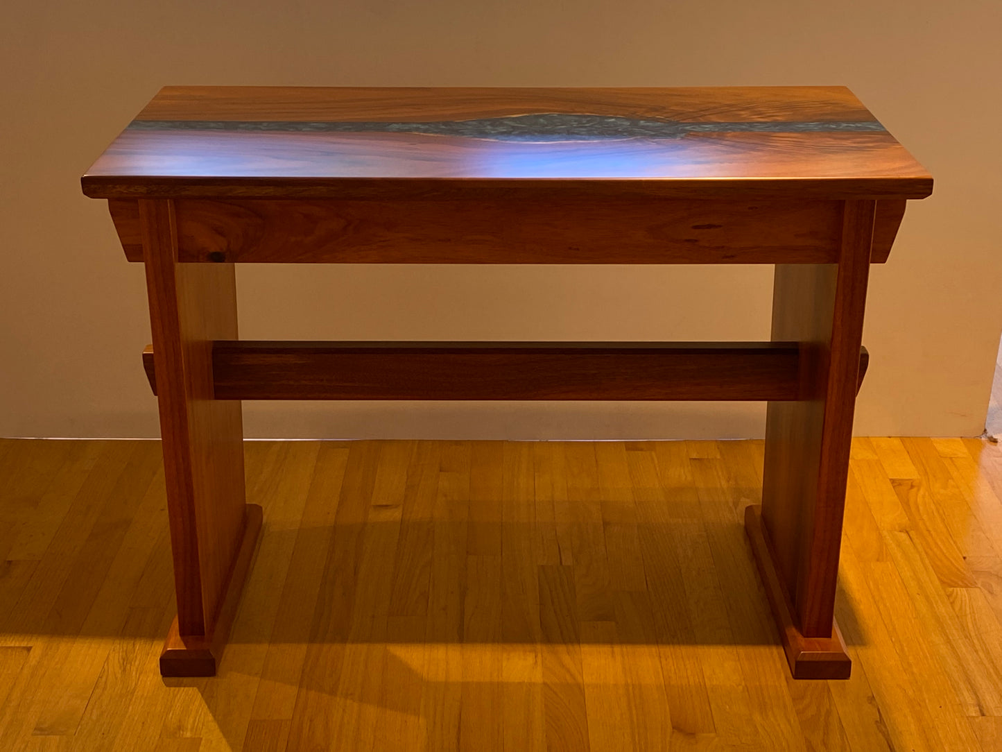 Ocean currents Koa Wood and Resin Desk