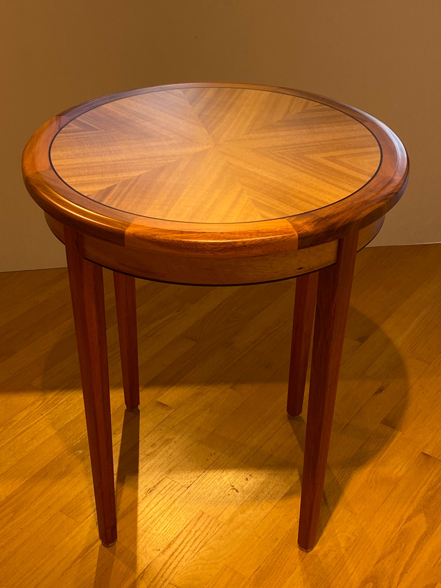 Starburst Koa Wood Side Table