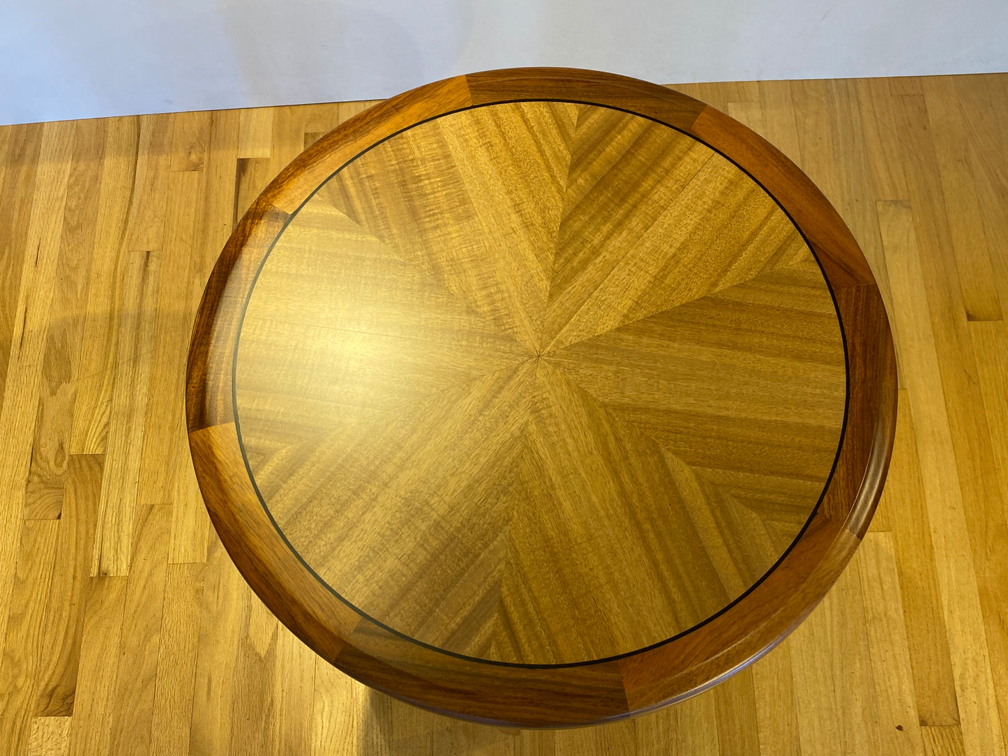 Starburst Koa Wood Side Table